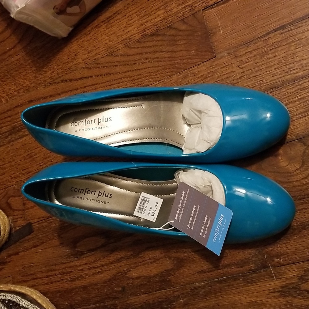 Teal Green/Blue Heels Sz. 9